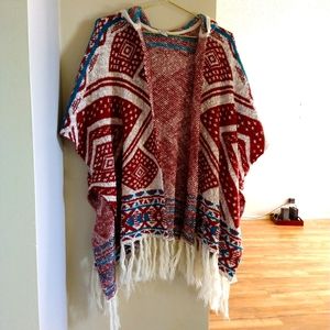 Cardigan with Hoodie